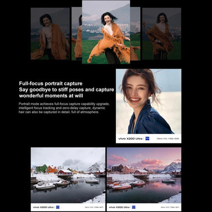 vivo X200 Ultra, 12GB+256GB, Face ID / 3D Ultrasonic Fingerprint, 6.82 inch OriginOS 5 / Android 15 Snapdragon 8 Elite Octa Core, OTG, NFC, Network: 5G, Support Google Play