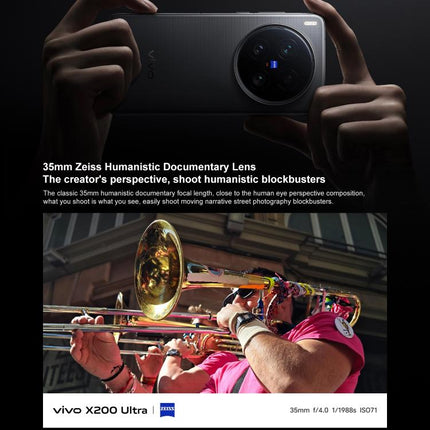 vivo X200 Ultra, 16GB+512GB, Face ID / 3D Ultrasonic Fingerprint, 6.82 inch OriginOS 5 / Android 15 Snapdragon 8 Elite Octa Core, OTG, NFC, Network: 5G, Support Google Play