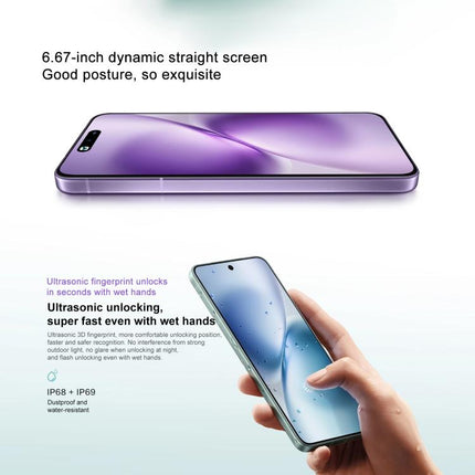 vivo X200s, 16GB+1TB, Face ID / 3D Ultrasonic Fingerprint, 6.67 inch OriginOS 5 / Android 15 Dimensity 9400+ Octa Core, OTG, NFC, Network: 5G, Support Google Play