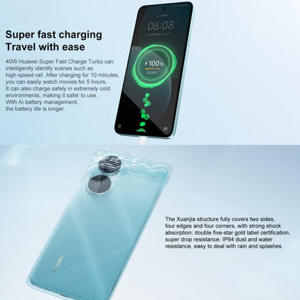 HUAWEI Enjoy 80, 8GB+256GB, Side Fingerprint, 6.67 inch HarmonyOS 4.0, OTG, Not Support Google Play