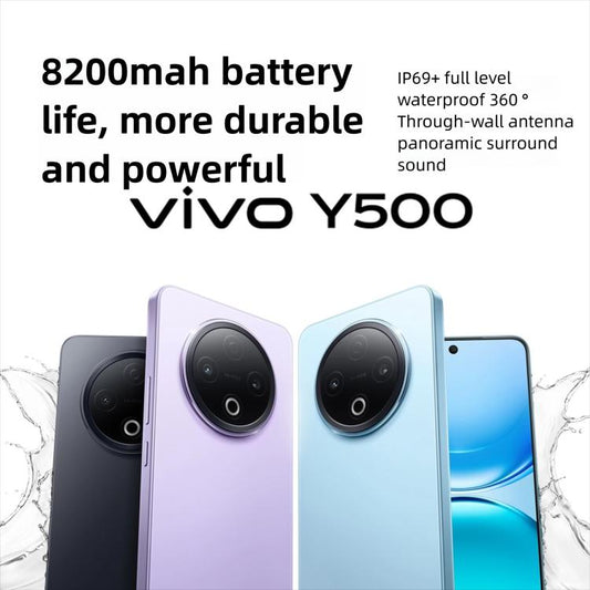 vivo Y500, 12GB+256GB, 6.77 inch Android 15 OriginOS 5 Dimensity 7300 Octa Core, OTG, NFC, Network: 5G