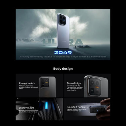 vivo iQOO 15 Ultra, 16GB+256GB, Ultrasonic 3D Fingerprint, 6.85 inch Android 16 OriginOS 6 Snapdragon 8 Elite Gen 5 Octa Core, OTG, NFC, Network: 5G, Support Google Play, 16GB+256GB
