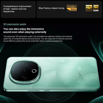 vivo Y300, 8GB+256GB, Face ID / Screen Fingerprint Identification, 6.77 inch Android 15 OriginOS 5 Dimensity 6300 Octa Core, OTG, Network: 5G