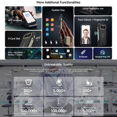 Ulefone Armor 27 Pro Rugged Phone, 12GB+256GB, Night Vision, 10600mAh, 6.78 inch Android 14 MediaTek Dimensity 6300 Octa Core, Network: 5G, NFC