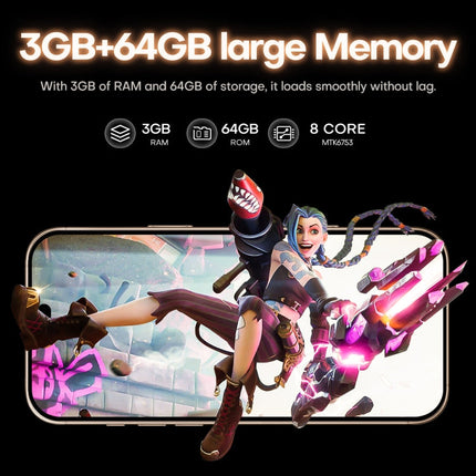 i16 Pro Max / A08A, 3GB+64GB, 6.73 inch Screen, Face Identification, Android 8.1 MTK6753 Octa Core, Network: 4G, Dual SIM, AU Plug, i16 Pro Max / A08A, , AU Plug