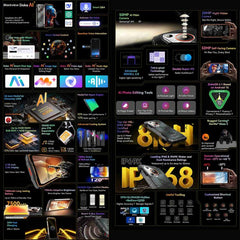 Blackview BL7000 Rugged Phone, 8GB+256GB, 6.78 inch Android 15 MediaTek Dimensity 6300 Octa Core, Network: 5G, NFC, OTG