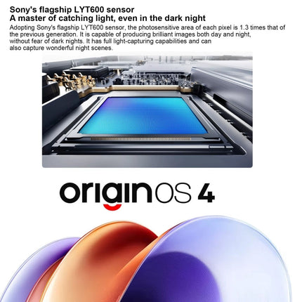 vivo Y200 GT, Dual Back Cameras, 12GB+256GB, Face ID Screen Fingerprint Identification, 6.78 inch Android 14.0 OriginOS 4 Snapdragon 7 Gen 3 Octa Core 2.63GHz, OTG, NFC, Network: 5G, Support Google Play