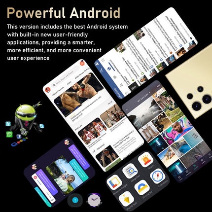 S24 Ultra / M106, 3GB+64GB, Face ID Identification, 6.75 inch Android 8.1 MTK6753 Octa Core, Network: 4G, Dual SIM