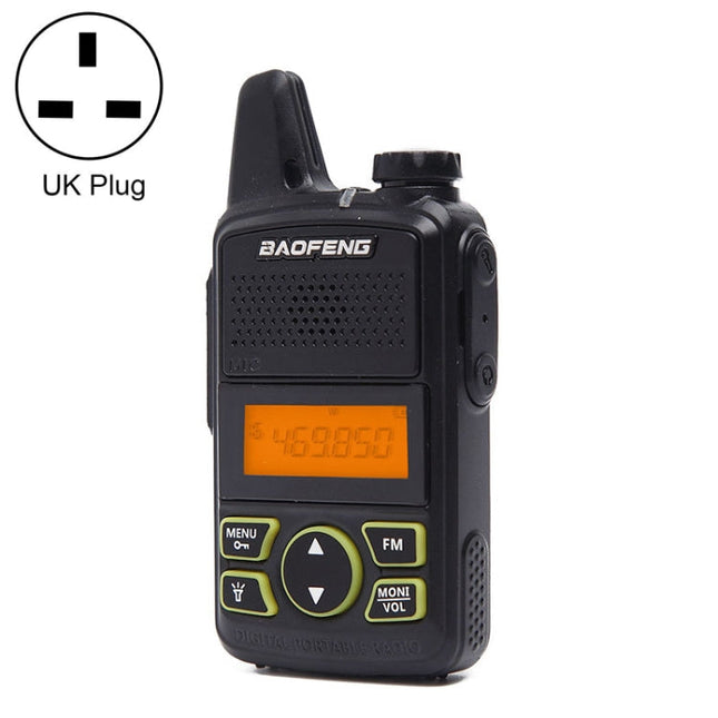 BaoFeng BF-T1 Single Band Radio Handheld Walkie Talkie, UK Plug, BF-T1 UK Plug