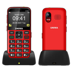 2.31 inch, UNISOC TIGER T117, 1800mAh Battery, 21 Keys, Support BT, FM, MP3, MP4, SOS, Torch, Network: 4G, with Docking Base