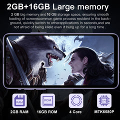 Face Identification, Android 8.1 MTK6580P Quad Core, Network: 3G, H208 2GB+16GB, 2GB+16GB