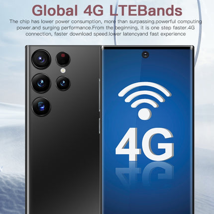Face Identification, Android 8.1 MTK6753 Octa Core, Network: 4G, S23Ultra 5G D12332 3GB+64GB