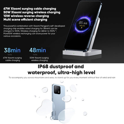 Triple Back Cameras, 6.36 inch In-screen Fingerprint Identification MIUI 14 Qualcomm Snapdragon 8 Gen 2 Octa Core up to 3.2GHz, Network: 5G, NFC, Wireless Charging Function, Xiaomi 13 12GB+256GB