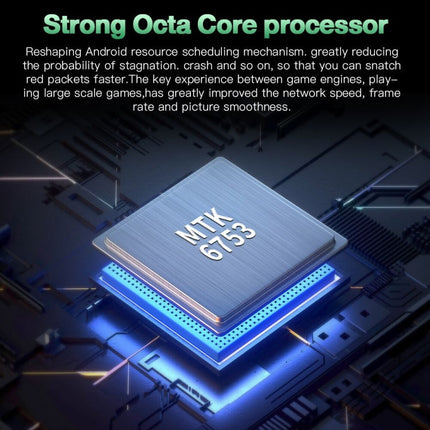 Face Identification, Android 8.1 MTK6753 Octa Core, Network: 4G, 3GB+64GB