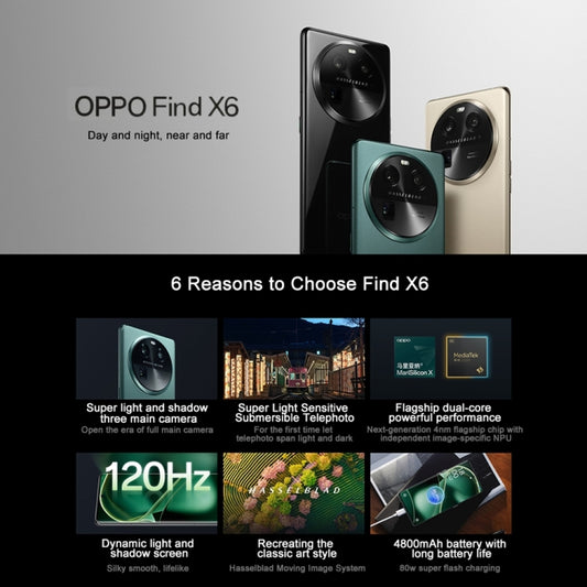Triple Rear Cameras, 6.74 inch ColorOS 13.1 Dimensity 9200 Octa Core up to 3.05GHz, Network: 5G, Support Google Play