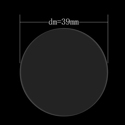 ENKAY Hat-Prince for 39mm Diameter Circular Dial Smart Watch 0.2mm 9H Surface Hardness 2.15D Curved Explosion-proof Tempered Glass Screen Film