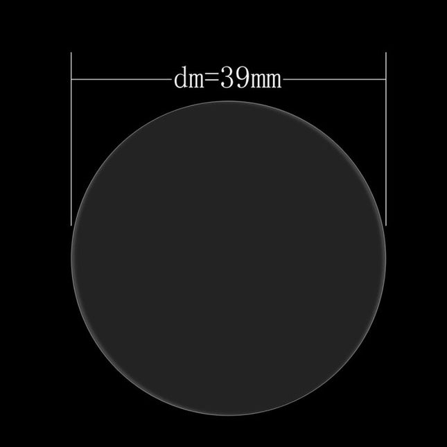 ENKAY Hat-Prince for 39mm Diameter Circular Dial Smart Watch 0.2mm 9H Surface Hardness 2.15D Curved Explosion-proof Tempered Glass Screen Film