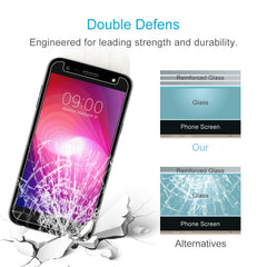 For LG X Power2 0.26mm 9H Surface Hardness Explosion-proof Non-full Screen Tempered Glass Screen Film, For X Power2