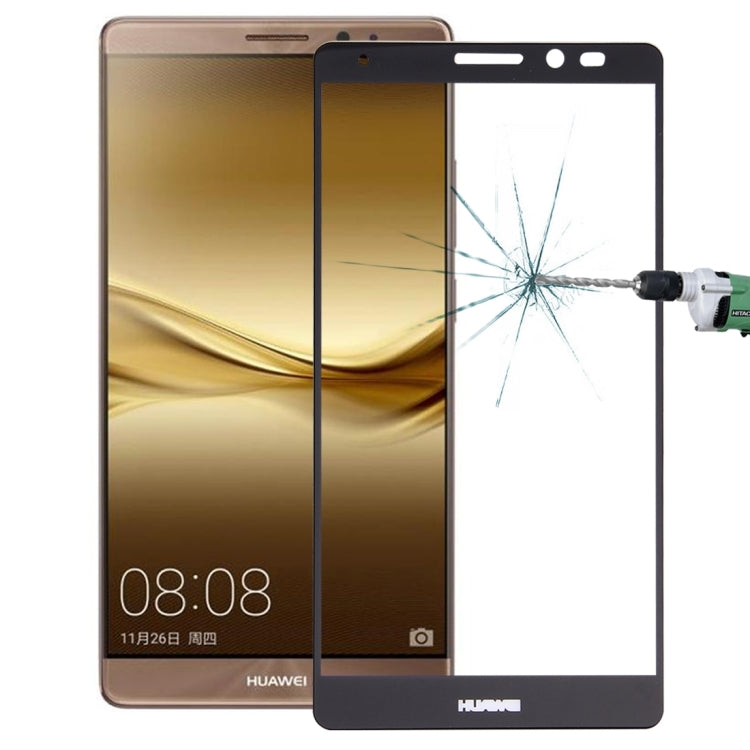 For Huawei  Mate 8 0.26mm 9H Surface Hardness Explosion-proof Silk-screen Tempered Glass Full Screen Film