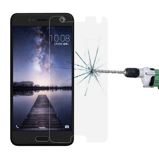 For ZTE Blade V8 0.26mm 9H Surface Hardness Explosion-proof Non-full Screen Tempered Glass Screen Film, ZTE Blade V8