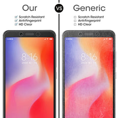 0.26mm 9H 2.5D Tempered Glass Film for Xiaomi Redmi 6, For Redmi 6