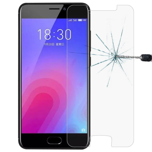 0.26mm 9H 2.5D Tempered Glass Film for Meizu M6, For M6(1 PCS)