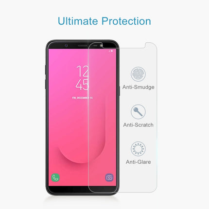 9H 2.5D Tempered Glass Film for Galaxy J8 (2018), For Galaxy J8 (2018) 2.5D (1 PCS)