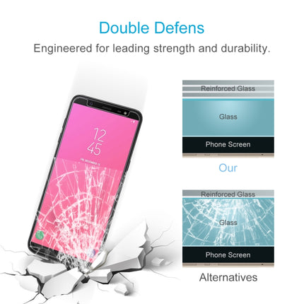 9H 2.5D Tempered Glass Film for Galaxy J8 (2018), For Galaxy J8 (2018) 2.5D (1 PCS)