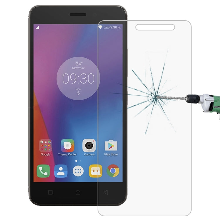 For Lenovo K6 & A Plus 0.26mm 9H Surface Hardness 2.5D Explosion-proof Tempered Glass Screen Film