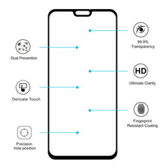 ENKAY Hat-prince Full Glue 0.26mm 9H 2.5D Tempered Glass Film for Huawei Honor 8X, For Honor 8X (1 PC)