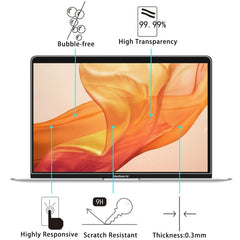 0.26mm 9H Surface Hardness Explosion-proof Tempered Glass Film for MacBook Air 13.3 (2018)