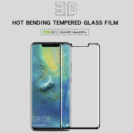 MOFI 9H 3D Explosion-proof Curved Screen Full Glue Tempered Glass Film for Huawei Mate 20 Pro, For Huawei Mate 20 Pro