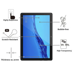 0.26mm 9H Surface Hardness Explosion-proof Tempered Glass Film for Huawei MediaPad T5 10.1, For MediaPad T5