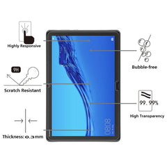 0.26mm 9H Surface Hardness Explosion-proof Tempered Glass Film for Huawei MediaPad M5 lite 10.1, For MediaPad M5 lite