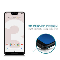 0.3mm 9H Surface Hardness 3D Curved Edge Full Screen Tempered Glass Film for Google Pixel 3 XL, For Pixel 3 XL