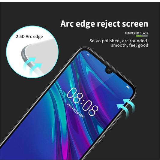 PINWUYO 9H 2.5D Full Screen Tempered Glass Film for Huawei Enjoy 9e, For Huawei Enjoy 9e