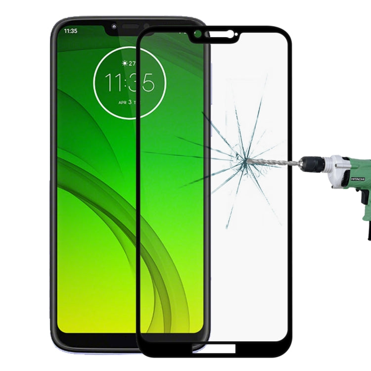 9H 9D Full Screen Tempered Glass Screen Protector for Motorola Moto G7 Power, Motorola Moto G7 Power