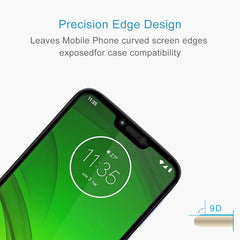 9H 9D Full Screen Tempered Glass Screen Protector for Motorola Moto G7 Power, Motorola Moto G7 Power