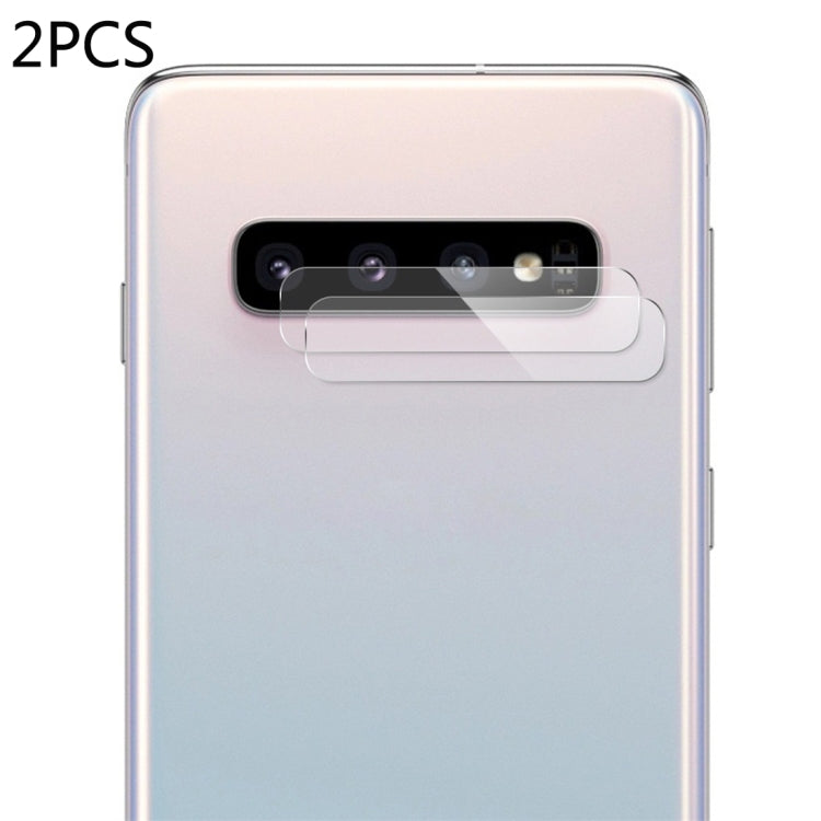 2 PCS ENKAY Hat-Prince 0.2mm 9H 2.15D Curved Explosion-proof Rear Camera Lens Protector Tempered Glass Film for Galaxy S10 / S10 Plus, Galaxy S10 / S10 Plus