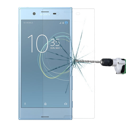 For Sony Xperia XZs 0.26mm 9H Surface Hardness Explosion-proof Non-full Screen Tempered Glass Screen Film, For Xperia XZs