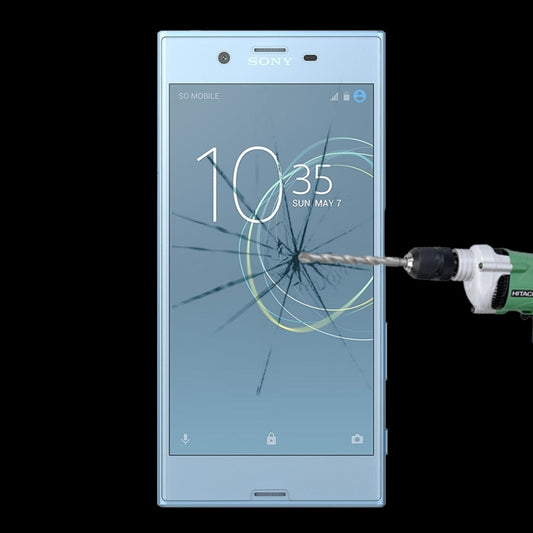 For Sony Xperia XZs 0.26mm 9H Surface Hardness Explosion-proof Non-full Screen Tempered Glass Screen Film, For Xperia XZs