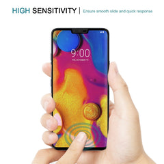 0.3mm 9H Surface Hardness 3D Curved Edge Full Screen Tempered Glass Film for LG V40 ThinQ, For LG V40 ThinQ