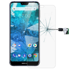 0.26mm 9H 2.5D Transparent Tempered Glass Film for Nokia 7.1, For Nokia 7.1 (1 PC)