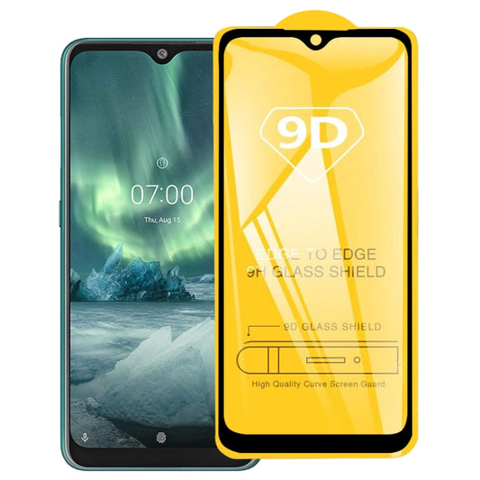 For Nokia 7.2 9D Full Glue Full Screen Tempered Glass Film, For Nokia 7.2