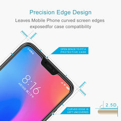 100 PCS 0.26mm 9H Surface Hardness 2.5D Curved Edge Tempered Glass Film for Xiaomi Redmi Note 6 Pro