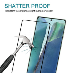 For Samsung Galaxy Note20 25 PCS 3D Curved Edge Full Screen Tempered Glass Film, For Samsung Galaxy Note20