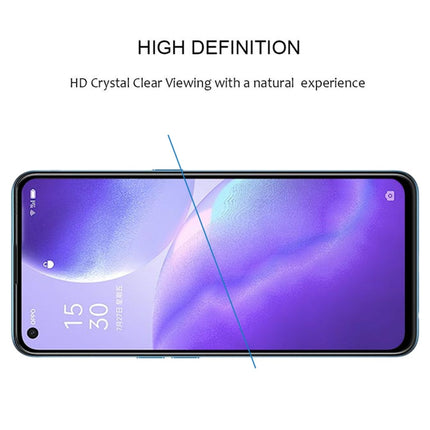 For OPPO Reno5 5G / 4G 25 PCS Full Glue Full Screen Tempered Glass Film