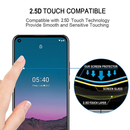 For Nokia 5.4 Full Glue Full Screen Tempered Glass Film, For Nokia 5.4 (1 PCS)