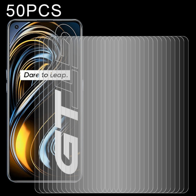 For OPPO Realme GT 5G / Realme GT Master 50 PCS 2.5D Non-Full Screen Tempered Glass Film, For OPPO Realme GT 5G / Realme GT Master (50 PCS)