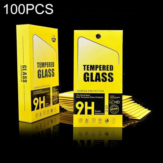 100 PCS Tempered Glass Film Screen Protector Thick Package Packing Paper Box, 100 PCS Thick